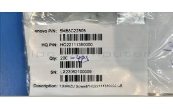 Lenovo 5M88C22805 TB360ZU Screw&*HQ22111350000 CS