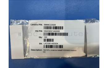 Lenovo 5M88C22928 TB370FU Antenna metal&*HQ209021AW000 CS