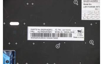 Lenovo 5N20V43025 NB_KYB CMSK-CS20,BK-NBL,CHY,UK