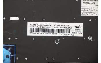 Lenovo 5N20V43046 NB_KYB CMSK-CS20,BK-BL,CHY,SPA