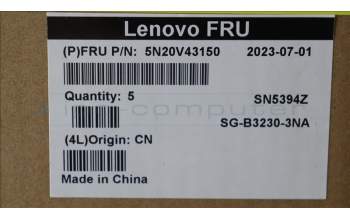 Lenovo 5N20V43150 NB_KYB CMSK-CS20,BK-NBL,LTN,ARA