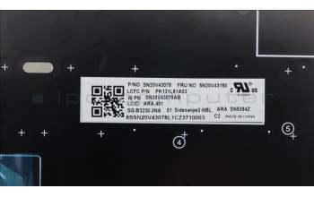 Lenovo 5N20V43150 NB_KYB CMSK-CS20,BK-NBL,LTN,ARA