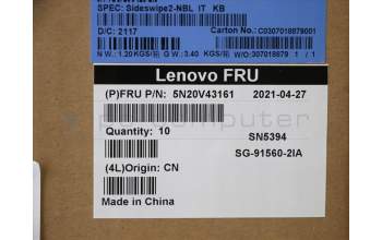 Lenovo 5N20V43161 NB_KYB CMSK-CS20,BK-NBL,LTN,ITA