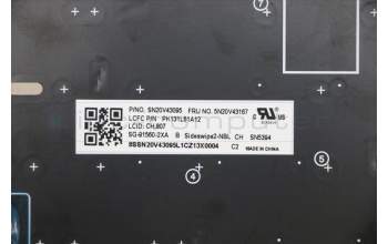 Lenovo 5N20V43167 NB_KYB CMSK-CS20,BK-NBL,LTN,SWS