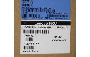 Lenovo 5N20V43178 NB_KYB CMSK-CS20,BK-NBL,LTN,FRA/ENG