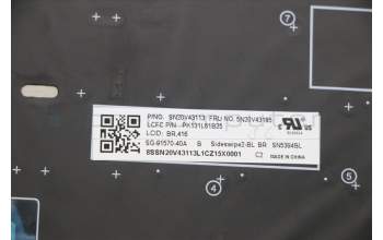 Lenovo 5N20V43185 NB_KYB CMSK-CS20,BK-BL,LTN,BRL