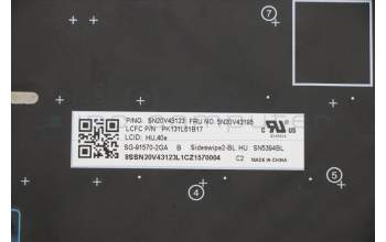 Lenovo 5N20V43195 NB_KYB CMSK-CS20,BK-BL,LTN,HUN