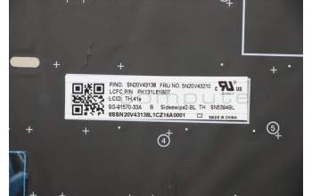 Lenovo 5N20V43210 NB_KYB CMSK-CS20,BK-BL,LTN,THAI