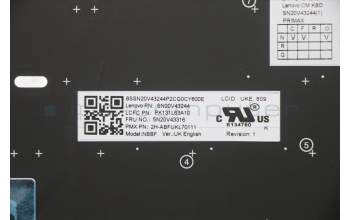 Lenovo 5N20V43316 NB_KYB CMSK-CS20,BK-NBL,PMX,UK