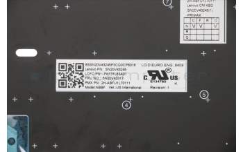 Lenovo 5N20V43317 NB_KYB CMSK-CS20,BK-NBL,PMX,EURO ENG
