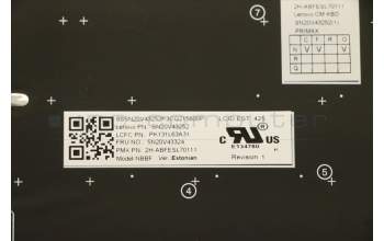 Lenovo 5N20V43324 NB_KYB CMSK-CS20,BK-NBL,PMX,EST