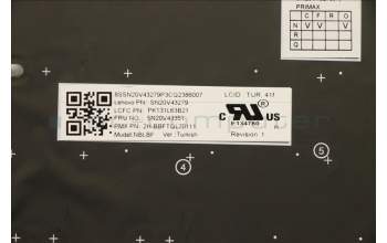 Lenovo 5N20V43351 NB_KYB CMSK-CS20,BK-BL,PMX,TUR