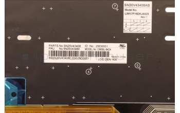 Lenovo 5N20V43480 NB_KYB CMSK-CS20,SV-BL,CHY,DEN