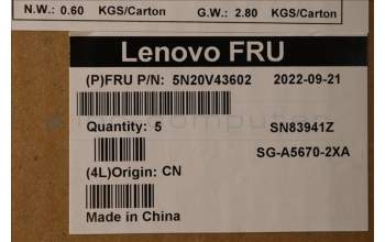 Lenovo 5N20V43602 NB_KYB CMSK-CS20,SV-NBL,LTN,SWS