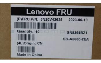 Lenovo 5N20V43625 NB_KYB CMSK-CS20,SV-BL,LTN,SPA
