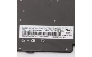 Lenovo 5N20V43759 NB_KYB CMFL-CS20,BK-NBL,CHY,CZE/SLK