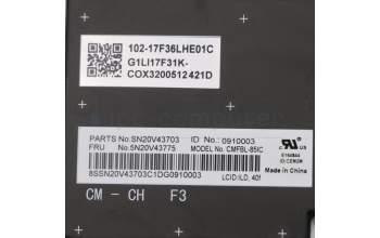 Lenovo 5N20V43775 NB_KYB CMFL-CS20,BK-BL,CHY,ILD