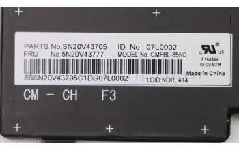 Lenovo 5N20V43777 NB_KYB CMFL-CS20,BK-BL,CHY,NOR