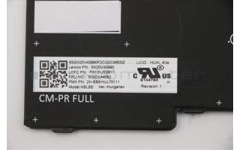 Lenovo 5N20V44062 NB_KYB CMFL-CS20,BK-BL,PMX,HUN