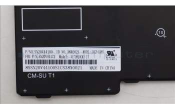 Lenovo 5N20V44172 Keyboard Internal, Italian, Black, Non-Backlight, UK