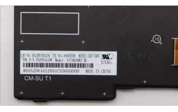 Lenovo 5N20V44198 NB_KYB CMFL-CS20,BK-BL,SRX,BEL