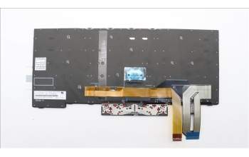 Lenovo 5N20V44200 Keyboard Internal, Danish, Black, Backlight, UK