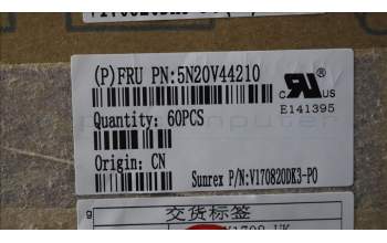 Lenovo 5N20V44210 Keyboard Internal, Portuguese, Backlight, Black, UK