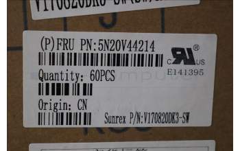 Lenovo 5N20V44214 Keyboard Internal, Swiss, Black, Backlight, UK