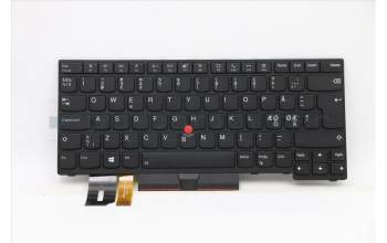 Lenovo 5N20V44226 Keyboard Internal, Nordic, Black, Backlight, UK