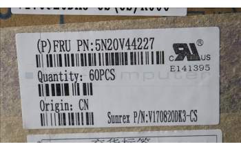 Lenovo 5N20V44227 Keyboard Internal,Czech/Slovak,Black,Backlight