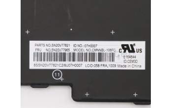 Lenovo 5N20V77965 NB_KYB CMNM-CS20,BK-NBL,CHY,058 FRA