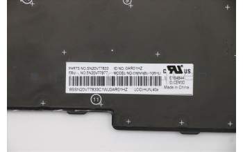 Lenovo 5N20V77977 NB_KYB CMNM-CS20,BK-NBL,CHY,HUN