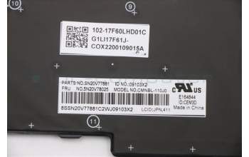 Lenovo 5N20V78025 NB_KYB CMNM-CS20,BK-BL,CHY,JPN