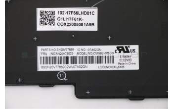 Lenovo 5N20V78033 NB_KYB CMNM-CS20,BK-BL,CHY,NORDIC