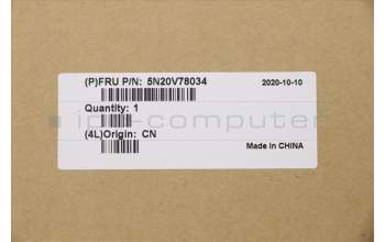 Lenovo 5N20V78034 NB_KYB CMNM-CS20,BK-BL,CHY,CZE/SLK