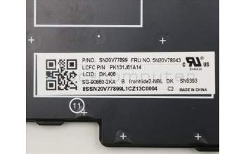 Lenovo 5N20V78043 NB_KYB CMNM-CS20,BK-NBL,LTN,DEN