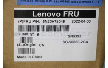 Lenovo 5N20V78049 Keyboard Internal,Hungarian,Black,Non_Backlight,w/Number