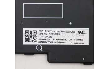 Lenovo 5N20V78109 NB_KYB CMNM-CS20,BK-BL,LTN,CSA