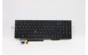 Lenovo 5N20V78140 Keyboard Internal, Estonian, Black, Backlight, w/Number, UK