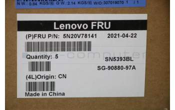 Lenovo 5N20V78141 Keyboard Internal,Canadian French English,Black,Backlight,w/Number