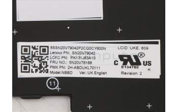 Lenovo 5N20V78168 NB_KYB CMNM-CS20,BK-NBL,PXM,UK