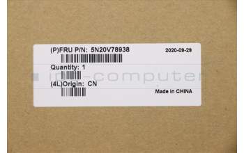 Lenovo 5N20V78938 NB_KYB CMNM-CS20,BK-BL,PMX,IND ENG