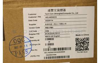 Lenovo 5N20W41856 NB_KYB 11E SH KBD BK-NBL,PMX,UK