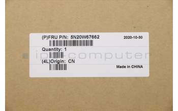 Lenovo 5N20W67662 NB_KYB CS20L FULL KBD CHY,NBL,B,FRA
