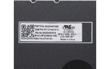 Lenovo 5N20W67674 NB_KYB CS20L FULL KBD CHY,NBL,B,SWS