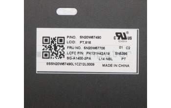 Lenovo 5N20W67706 NB_KYB CS20L FULL KBD LTN,NBL,B,POR