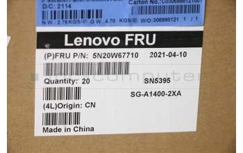 Lenovo 5N20W67710 Interne Tastatur, Deutsch (Schweiz), Nicht beleuchtet