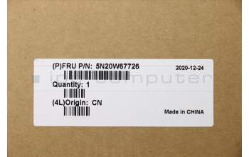 Lenovo 5N20W67726 NB_KYB CS20L FULL KBD SRX,NBL,B,058 FRA