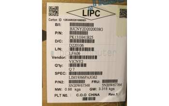 Lenovo 5N20W67764 NB_KYB CS20L FULL KBD CHY,BL,B,BRL