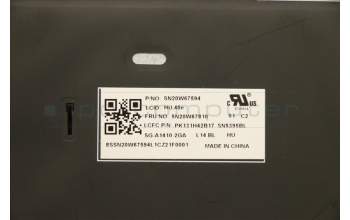 Lenovo 5N20W67810 NB_KYB CS20L FULL KBD LTN,BL,B,HUN